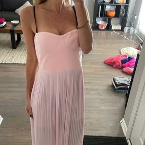 Blaque label pink maxi dress